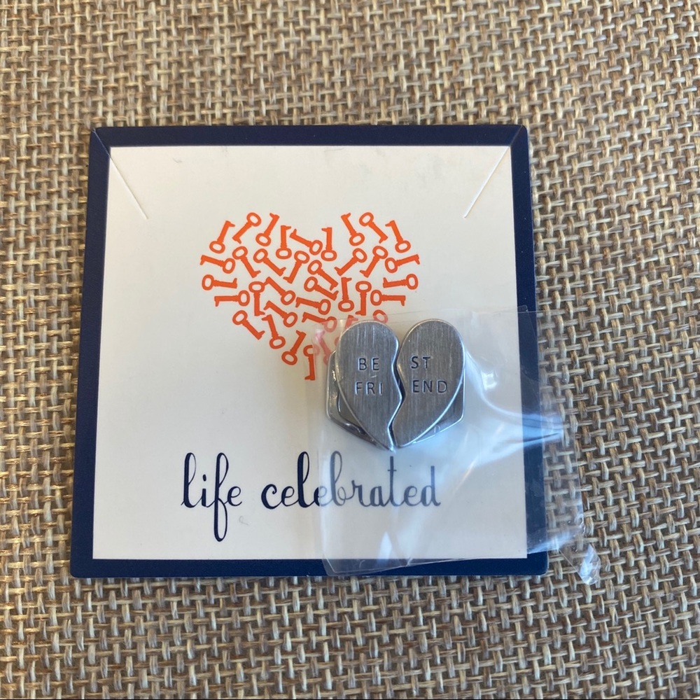 KEEP Collective Best Friends Charm Set Silver